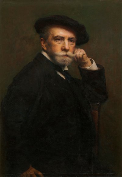 Zelfportret door Leopold Horovitz